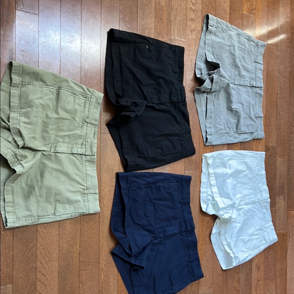 J. Crew Women’s Cotton Shorts - Black, Navy, White, Gray, Olive